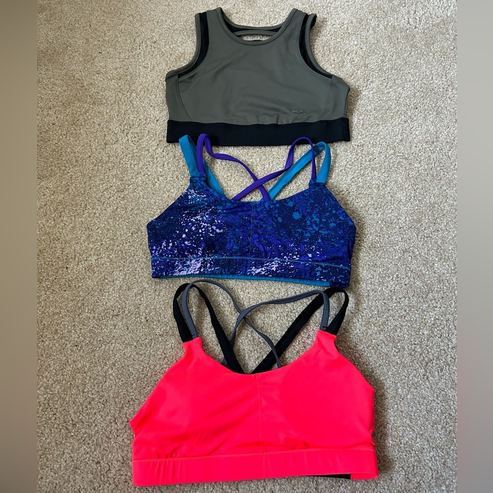 Lot 3 C9 Champion Workout Sports Bras Size Small NWOT